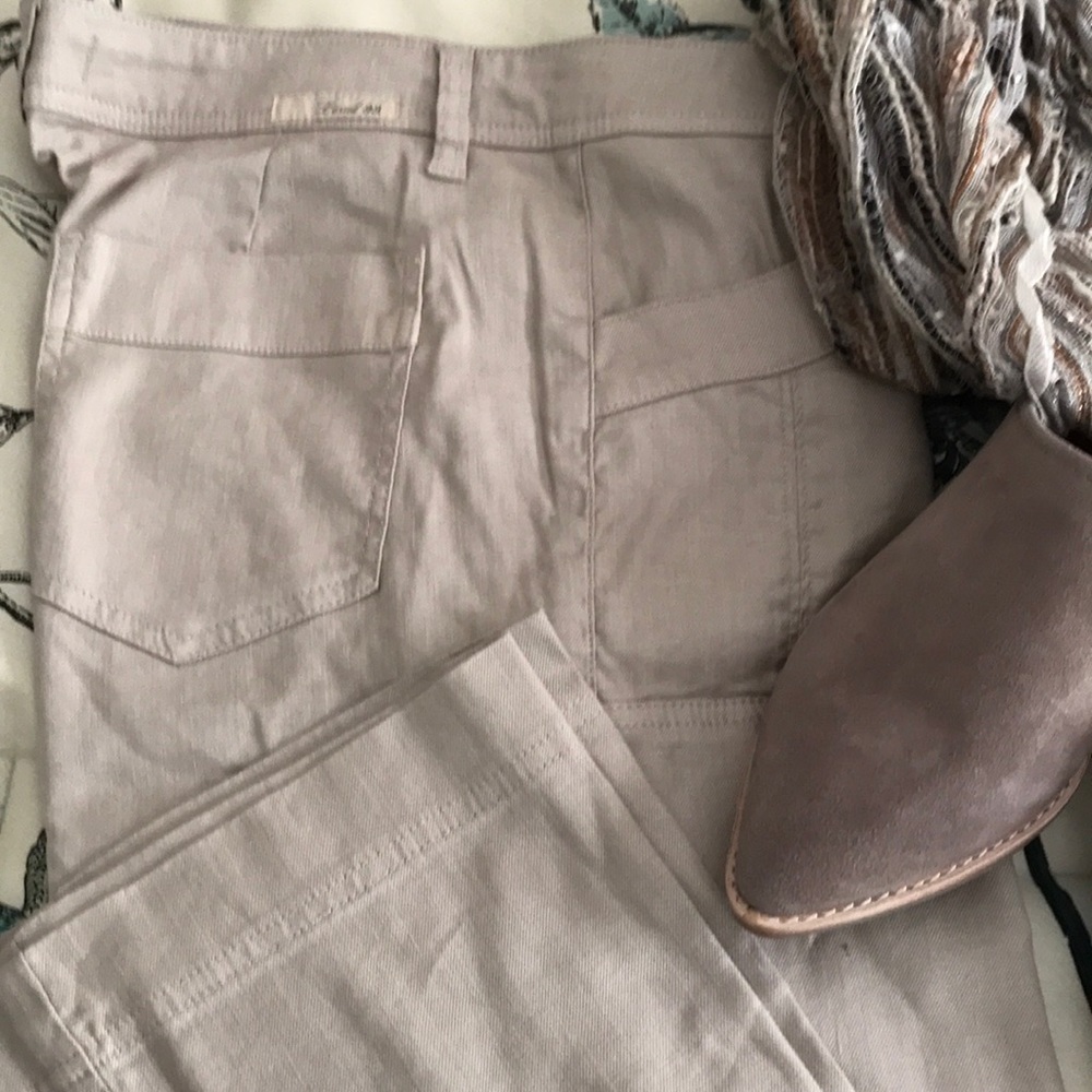 Level 99 stretch Linen wide leg capris size 28”